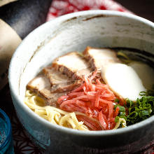 Okinawa soba noodles