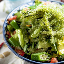 Sea grapes salad