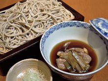 Buckwheat noodles with roasted duck