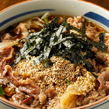 Wheat noodles with meat