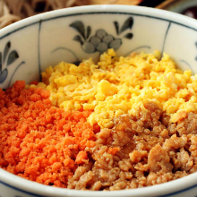 Tricolor rice bowl