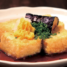 Deep-fried tofu in broth