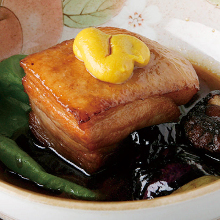 Simmered pork belly