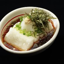 Deep-fried tofu in broth