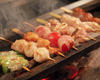 Assorted grilled skewers