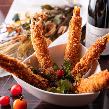 Deep-fried shrimp