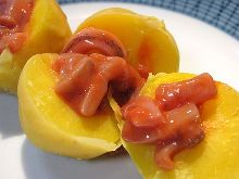 Steamed potatoes with butter