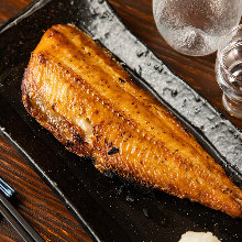 Grilled atka mackerel