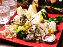 Assorted grilled vegetables