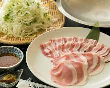 Pork shabu-shabu