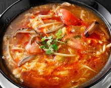 Hot and sour noodle soup Hot and sour noodle soup