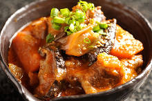 Simmered beef tendon