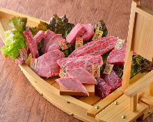 Assorted yakiniku dishes, 9 kinds