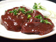 Beef liver (yakiniku)