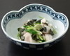 Slightly boiled chicken tenderloin with wasabi Slightly boiled chicken tenderloin with wasabi