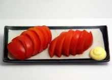 Sliced tomatoes