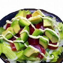 Tuna and avocado salad