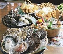 Assorted seafood grill