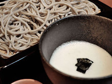 Buckwheat noodles with grated yam