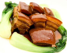 Simmered pork belly