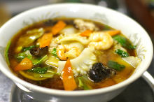 Gomoku noodles with soup