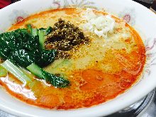 Chinese noodles in Sichuan-style sesame paste soup