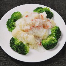 Whitefish with sweet and sour sauce
