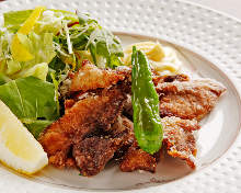 Marinated deep-fried tuna cheek (seasoned with soy sauce)