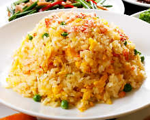 Fried rice with crab