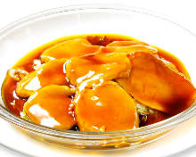 Stir-fried abalone with oyster sauce