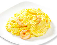 Stir-fried shrimp and egg