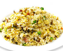 Fried rice with leaf mustard