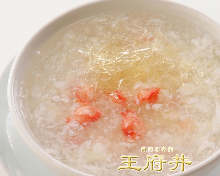 Shark fin soup with crab