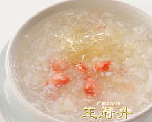 Shark fin soup with crab