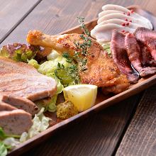 Assorted meat cuisine Assorted meat cuisine