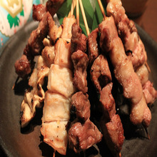 Grilled pork skewer