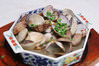 Grilled manila clams with butter