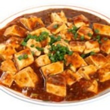 Spicy tofu and ground meat