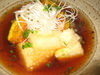 Deep-fried tofu in broth Deep-fried tofu in broth