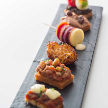 Assorted tapas Assorted tapas