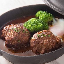 Stewed hamburg steak