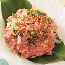 Namero (chopped and seasoned seafood)