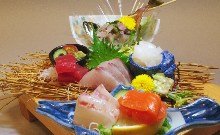 Assorted sashimi