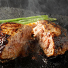 Lava stone grilled 100% beef hamburger steak (app. 230g)