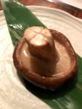 Seared shiitake mushrooms
