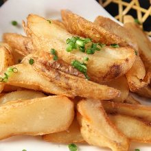 French fries with anchovy seasoning