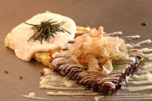 Two-flavor okonomiyaki