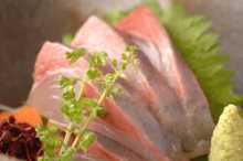 Amberjack sashimi