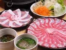 Pork shabu-shabu