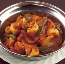 Prawns chilli masala
